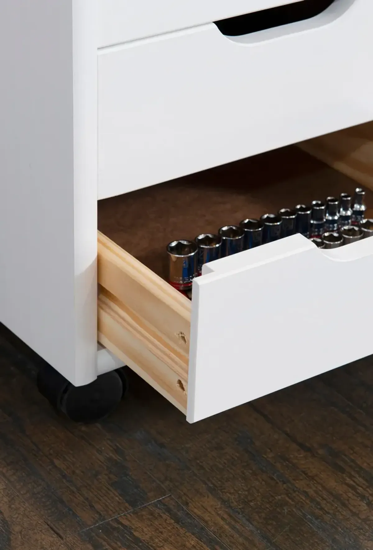 Bonnie Storage Cart - White