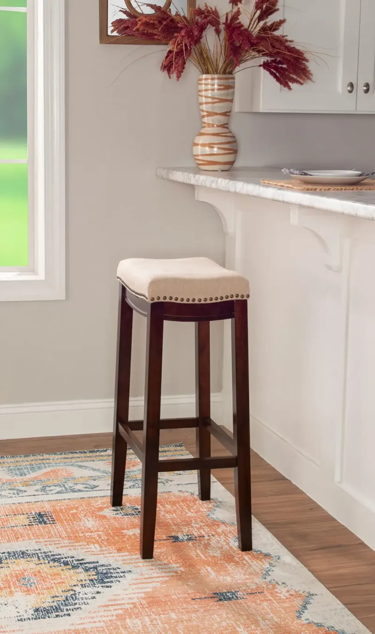 Wilcox Bar Stool - Linen