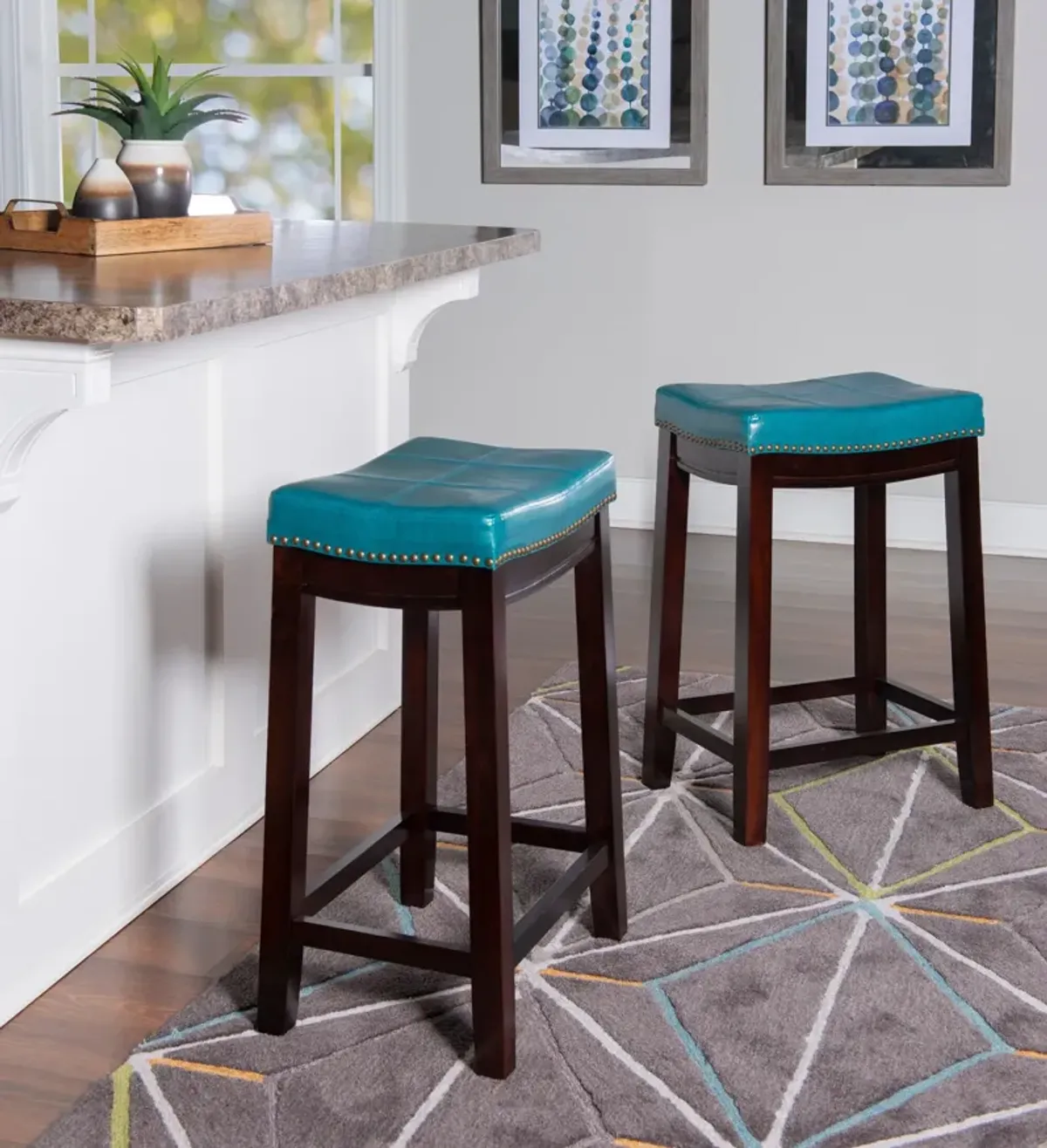 Wilcox Counter-Height Stool - Blue