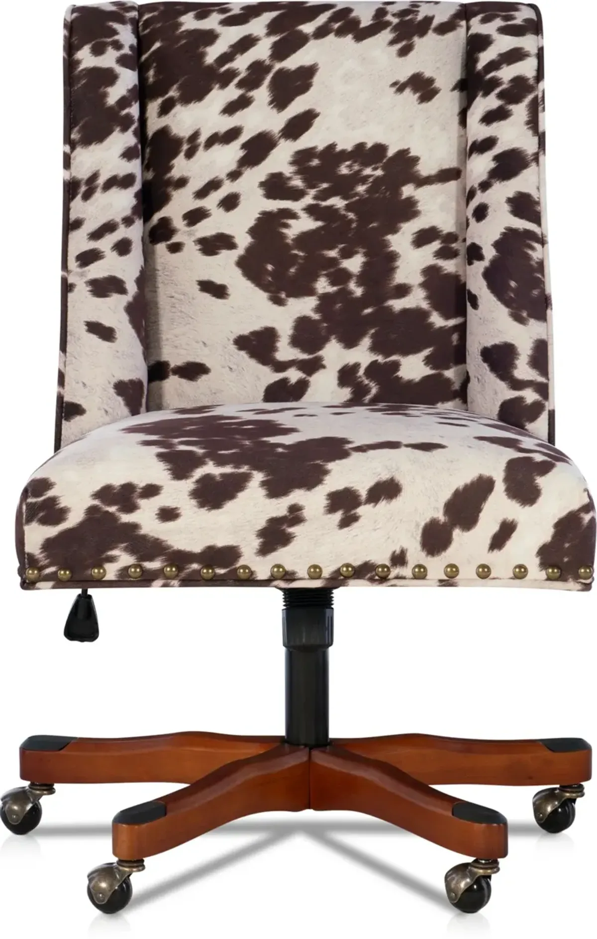 Lainey Office Chair - Cow Print