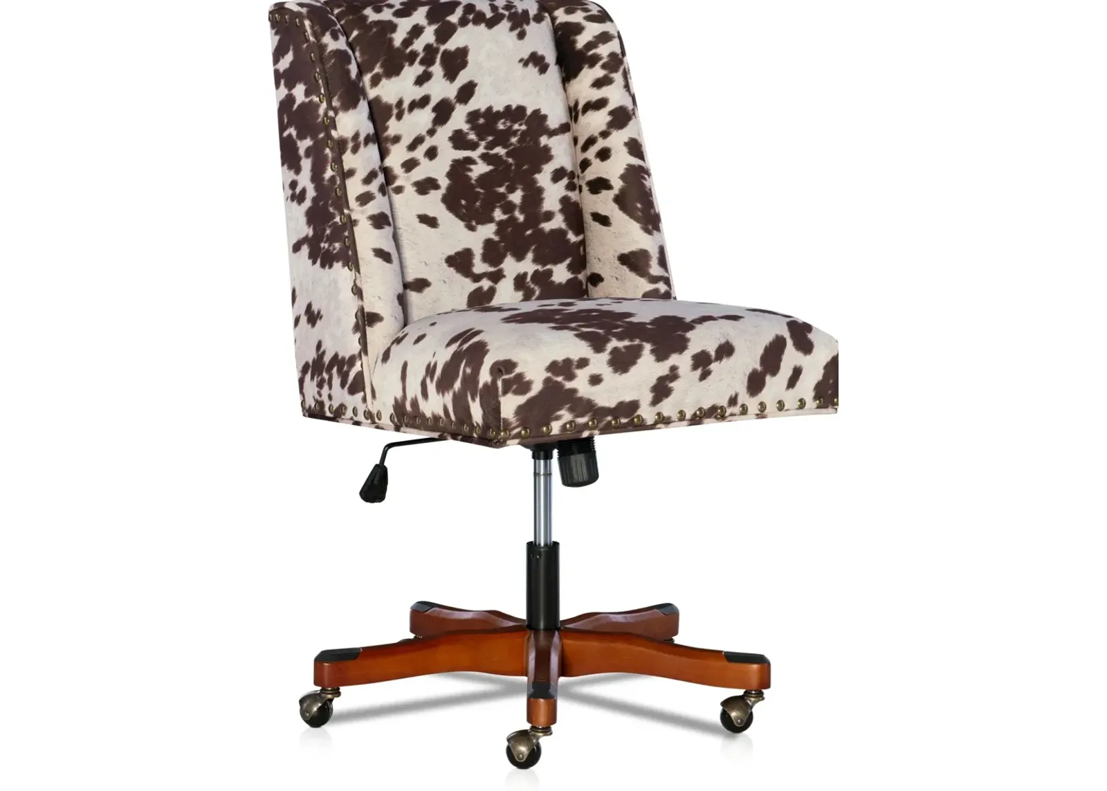 Lainey Office Chair - Cow Print