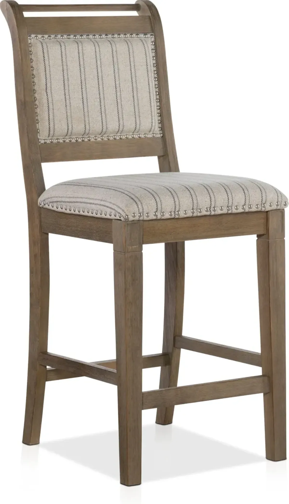 Neil Counter Stool - Antique Brass/Camel by American Signature ...