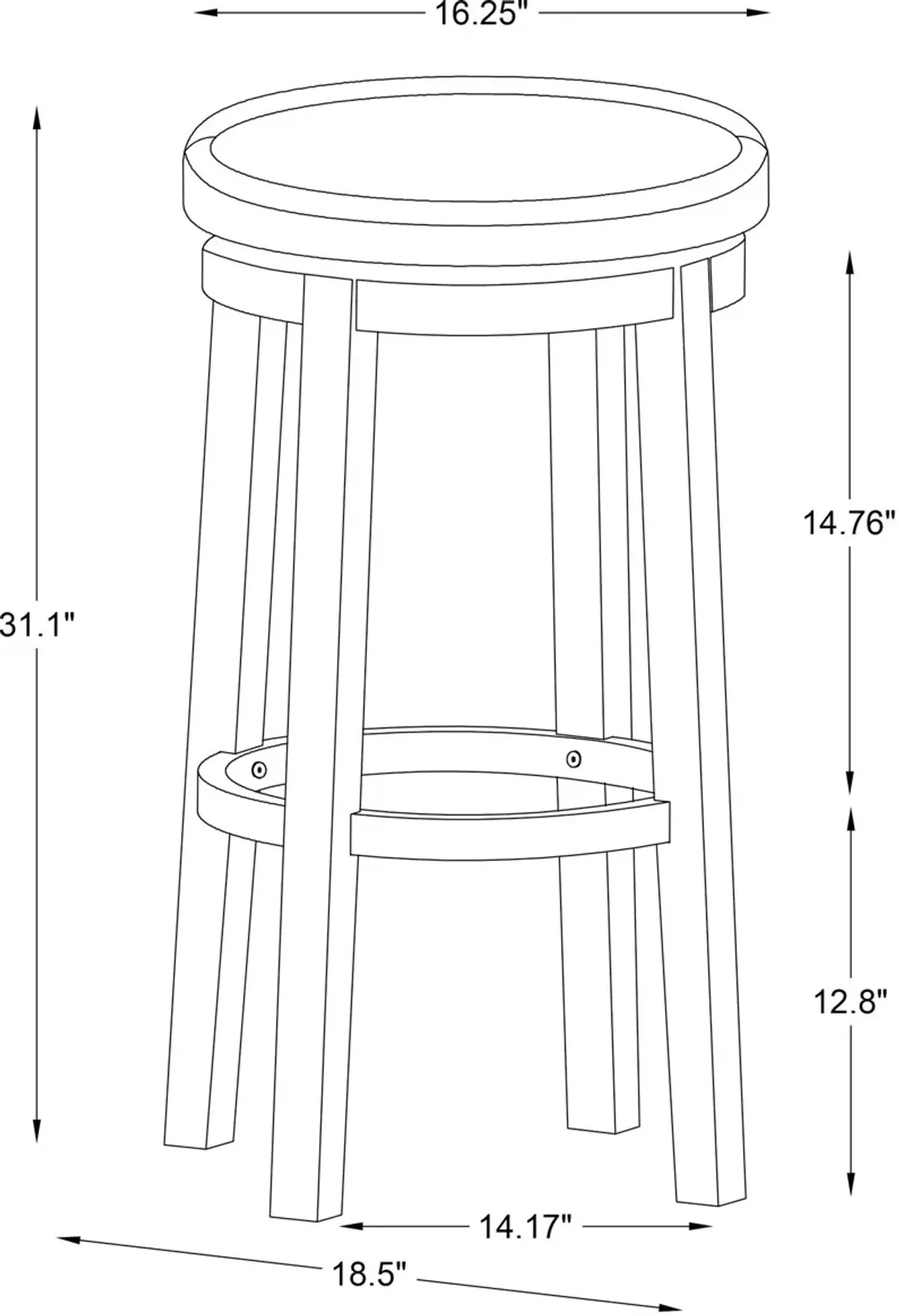 Carrie Bar Stool 