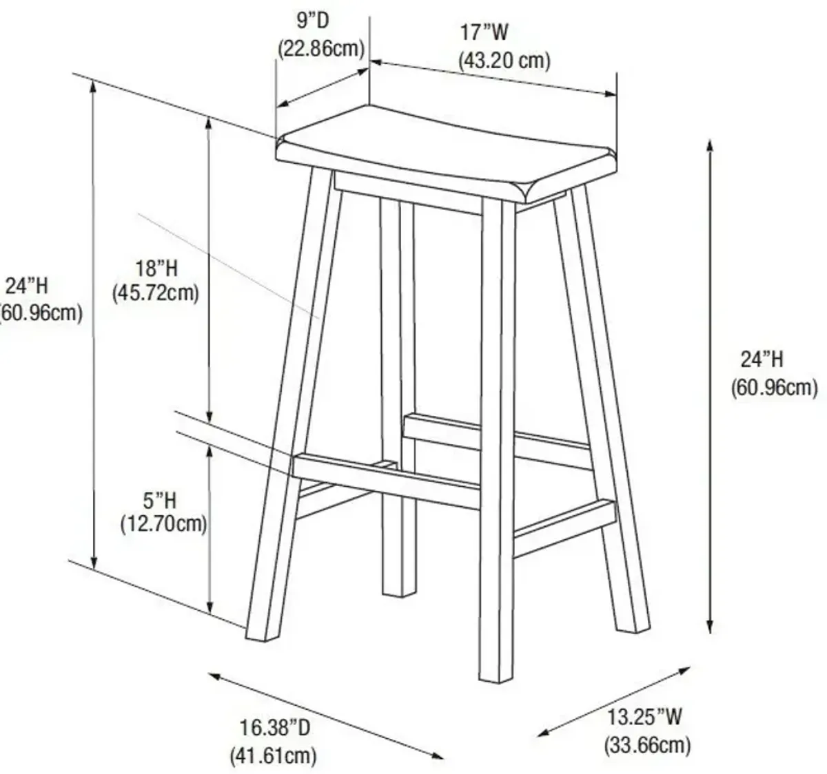 Annie Saddle Stool