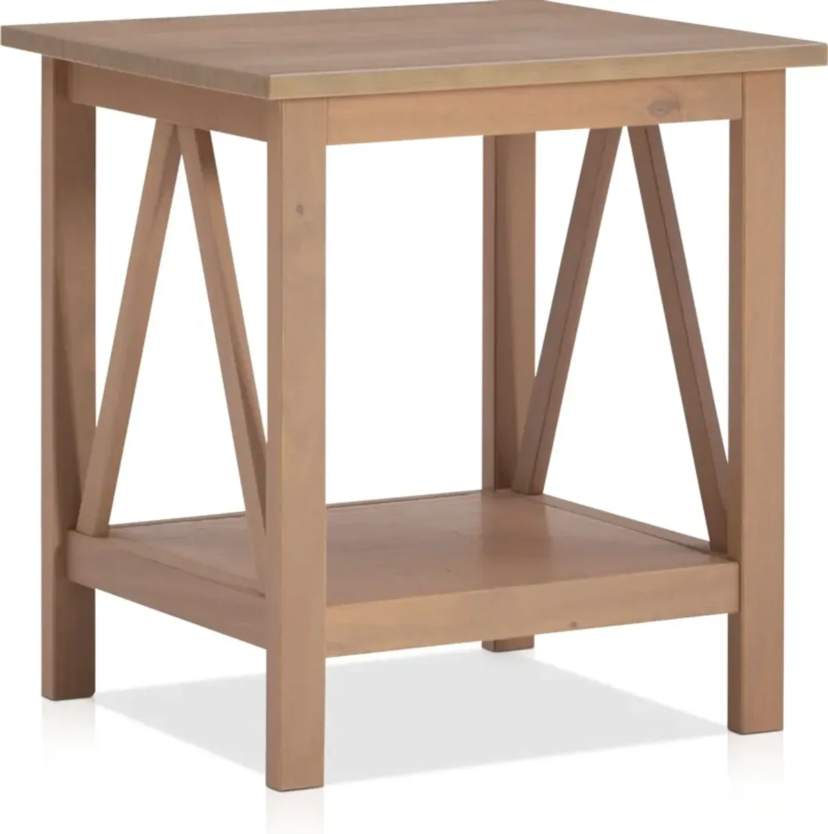 Kayden End Table - Beige