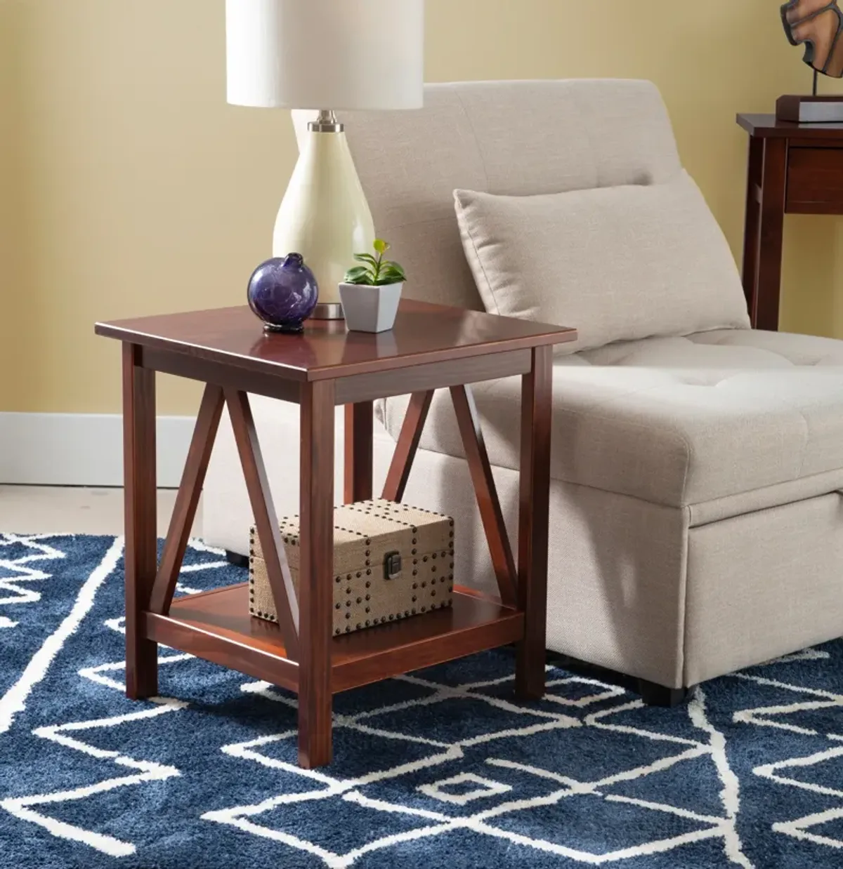 Kayden End Table - Brown