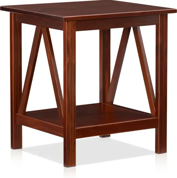 Kayden End Table - Brown