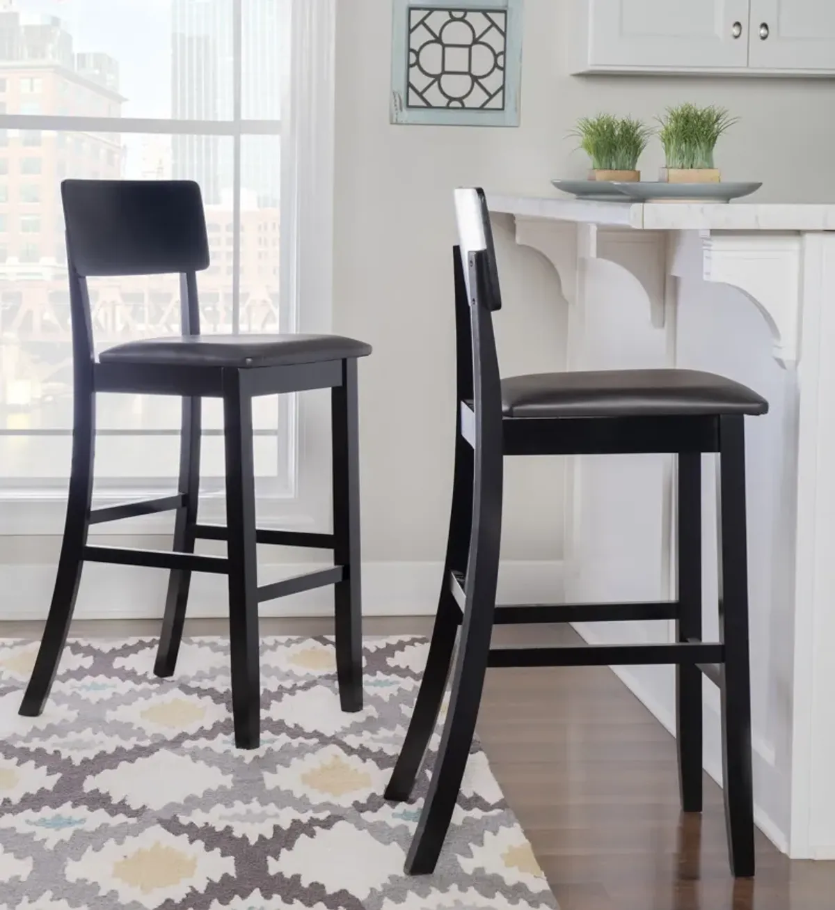 Damian Bar Stool - Black