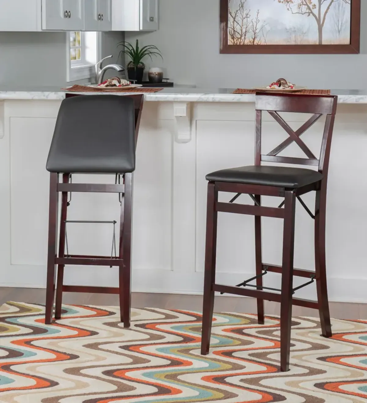 Rosie X-Back Folding Bar Stool