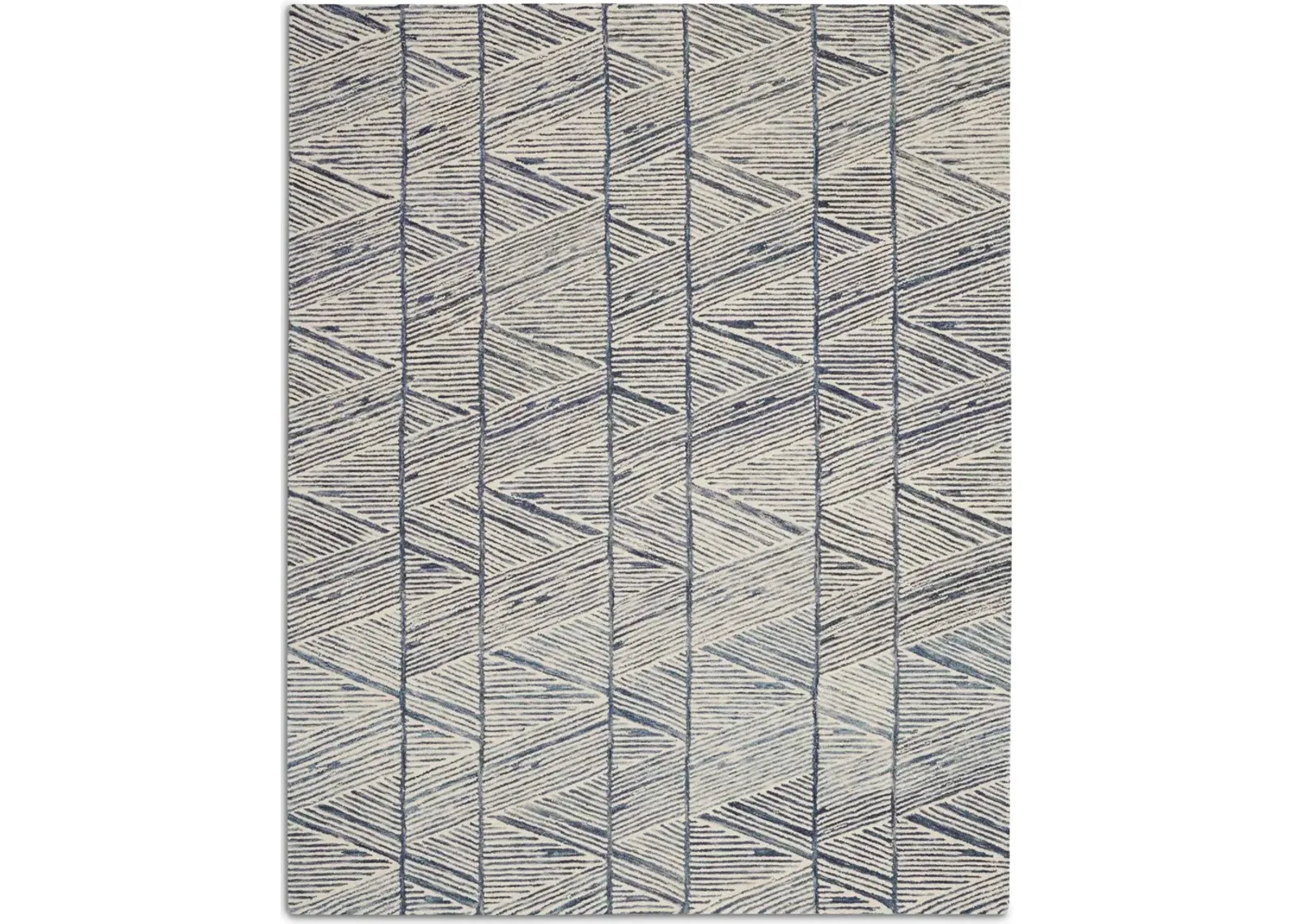 Berlin 8' x 10' Area Rug - White/Blue