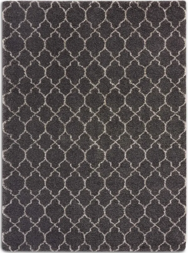 Milano 5' x 8' Area Rug - Charcoal