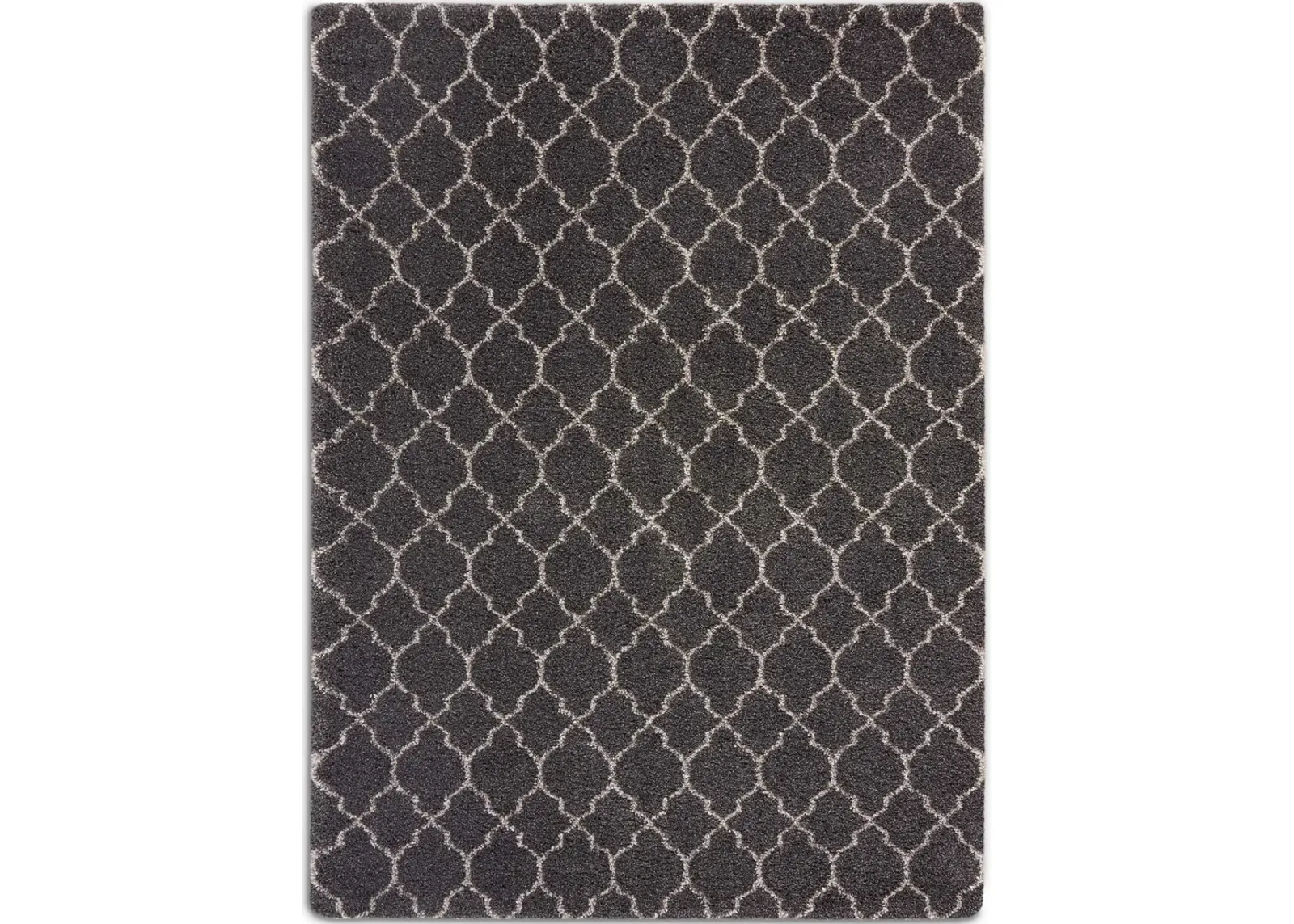 Milano 5' x 8' Area Rug - Charcoal