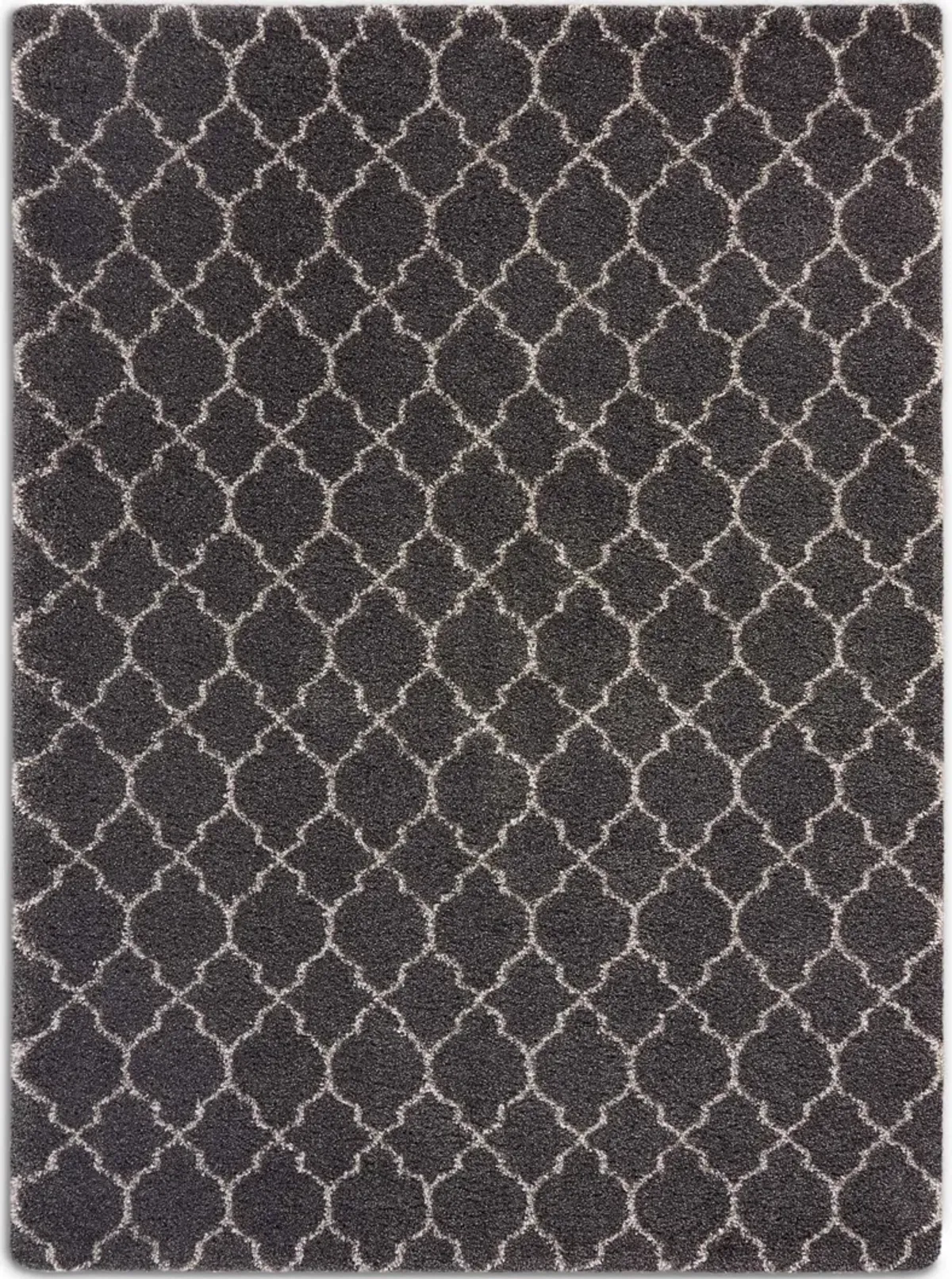 Milano 5' x 8' Area Rug - Charcoal