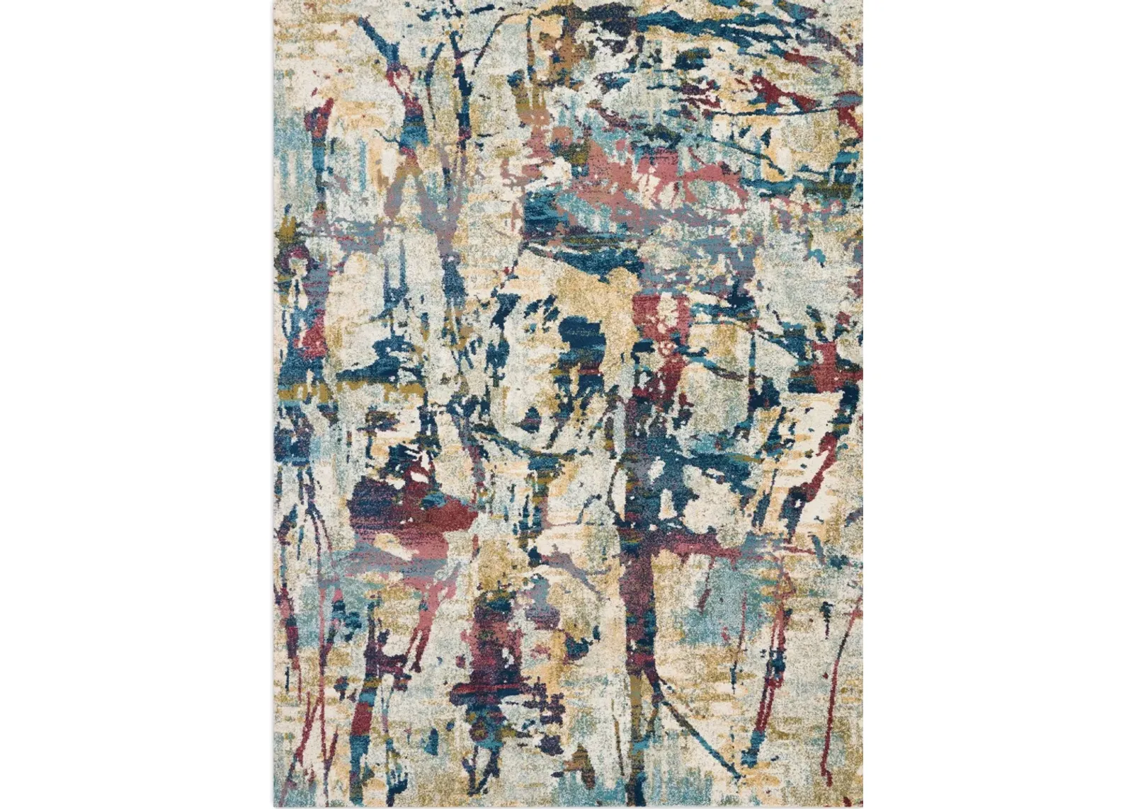 Nicola 5' x 7' Area Rug - Cream Multi