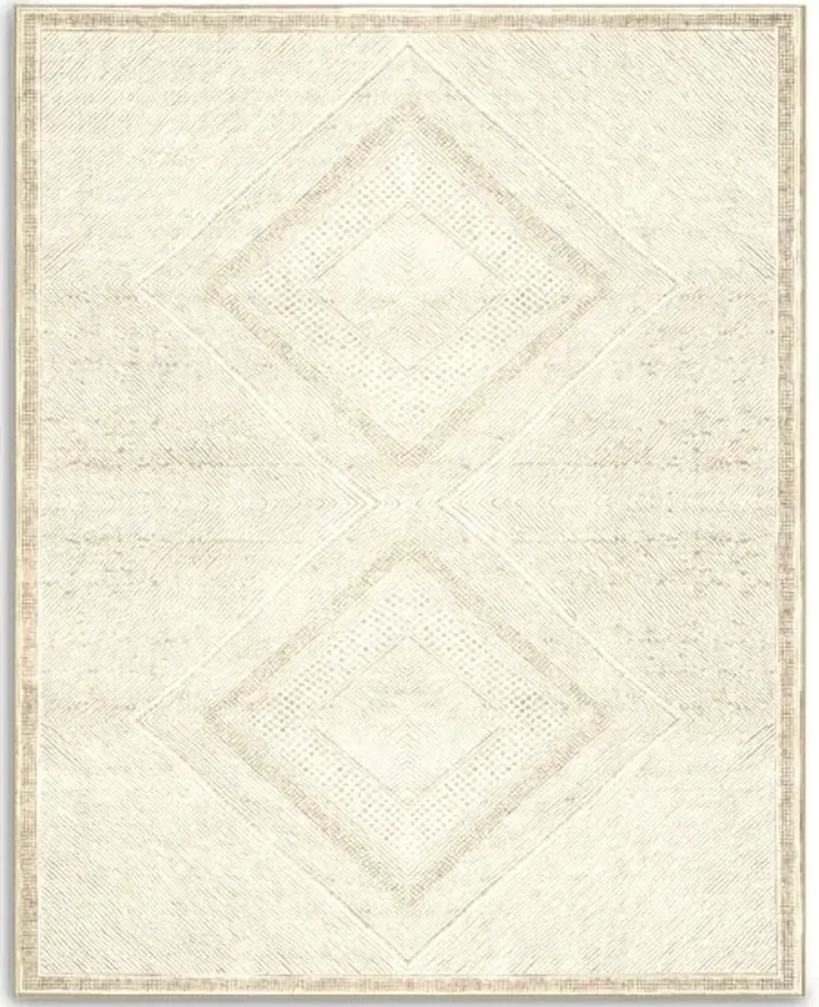 Bram 8' x 10' Area Rug-Gold Diamonds