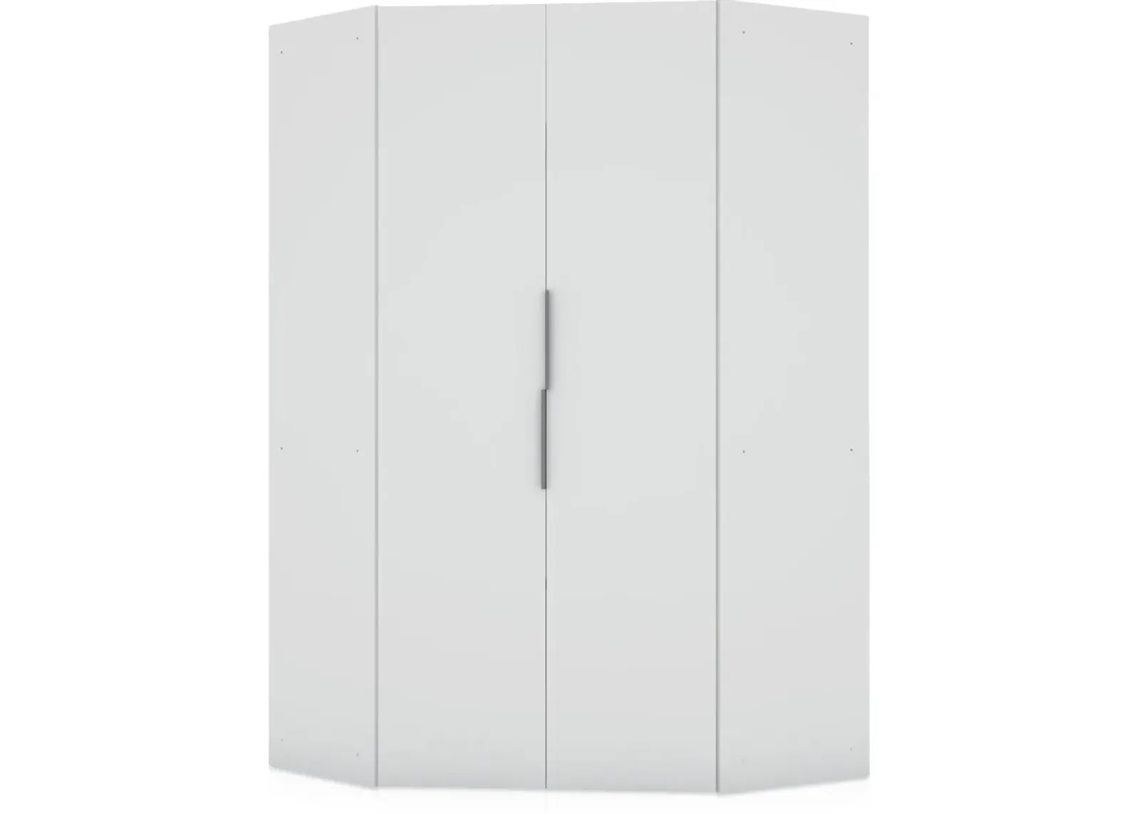 Cornell Corner Wardrobe Closet - White