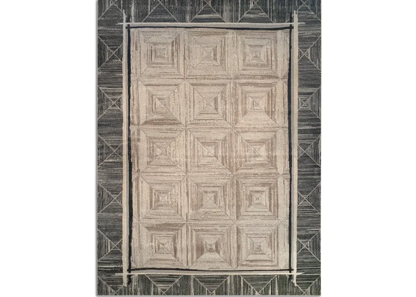 Haymond 7' x 10' Area Rug - Gray/Tan