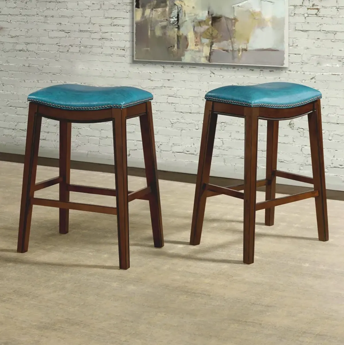 Canby 30" Bar Stool - Blue