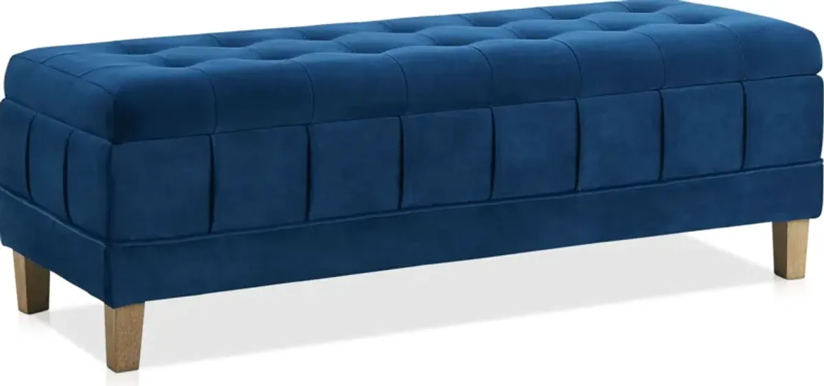 Jayde Ottoman - Blue