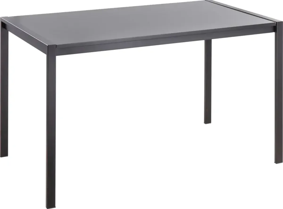 Wheaton Dining Table - Black Metal