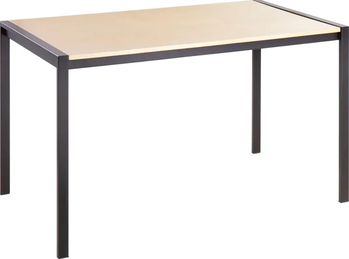 Wheaton Dining Table - Natural Metal