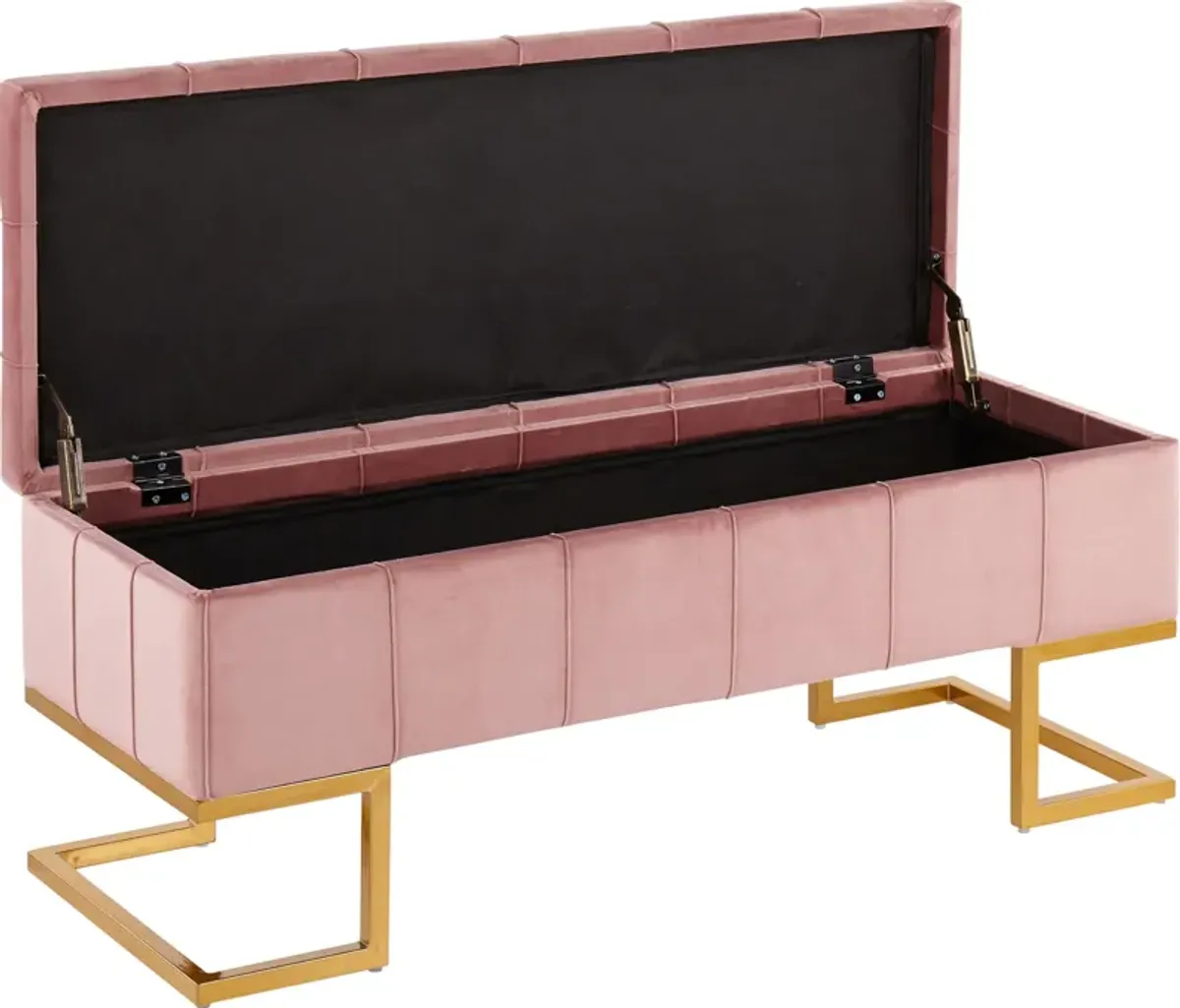 Cassis Storage Bench - Pink