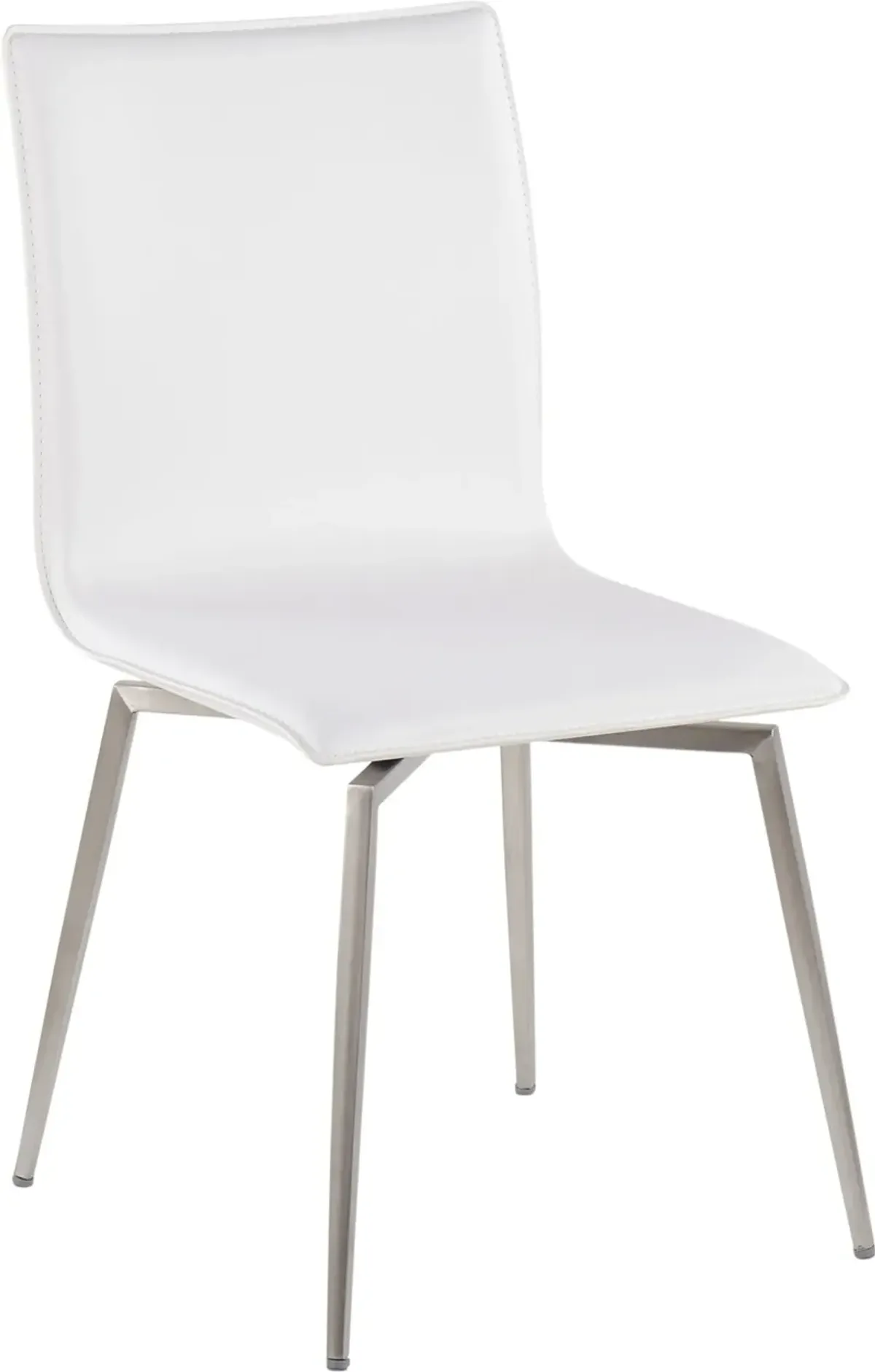 Midas Set of 2 Dining Chairs - White