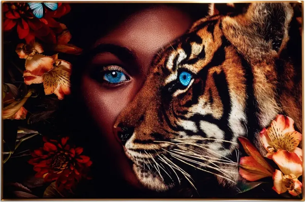 Eye of the Tiger 40'' x 60'' Wall Art