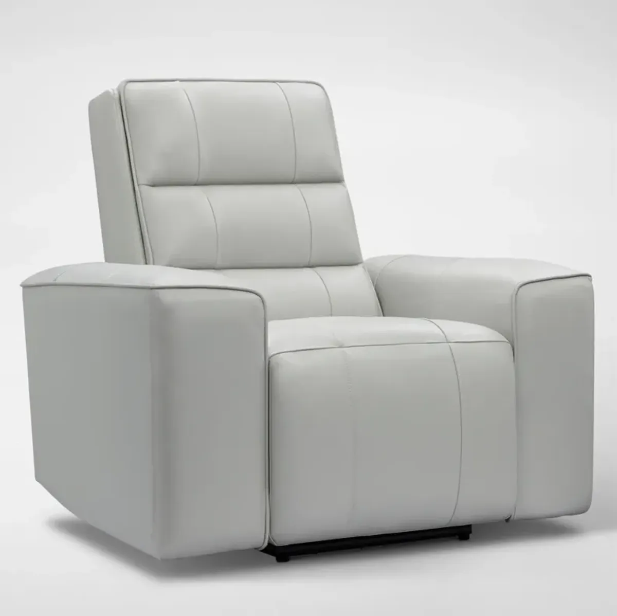 Hartley Dual-Power Recliner - Light Gray