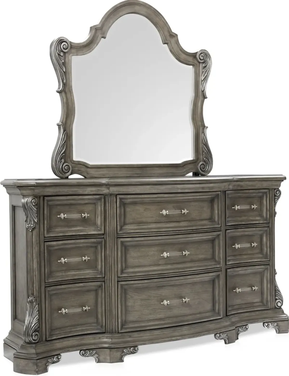 Vivian 5-Piece Queen Bedroom Set with Dresser and Mirror