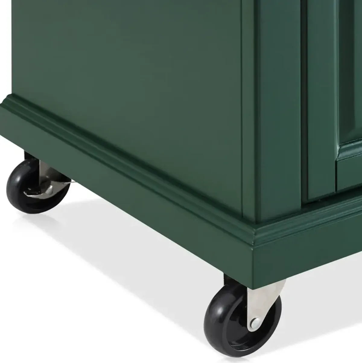 Wendy Kitchen Island - Green/Wood