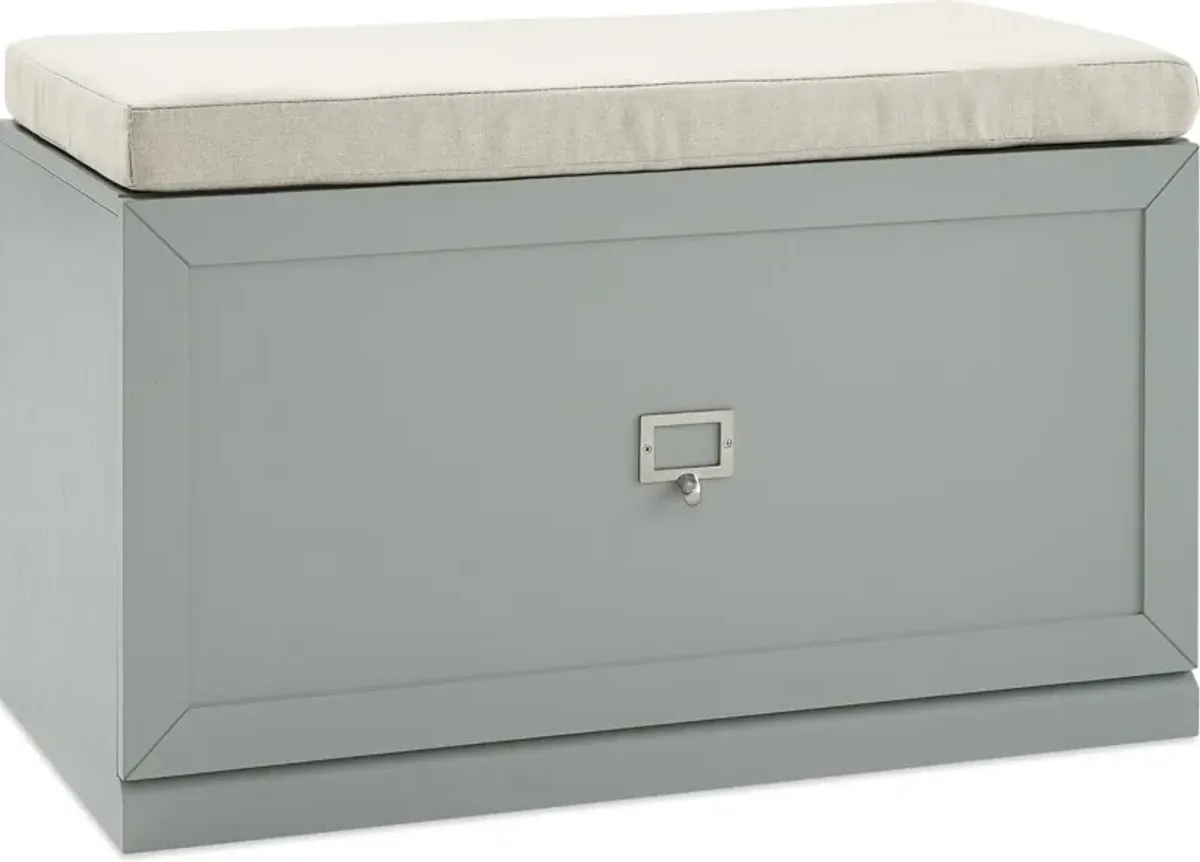 Caddie Entryway Bench - Gray