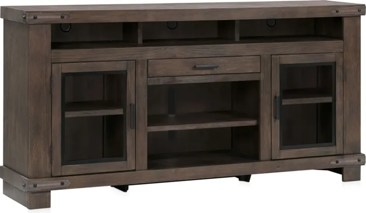 Sterling 78" TV Stand - Brown