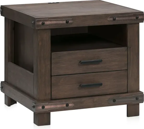 Sterling End Table - Brown