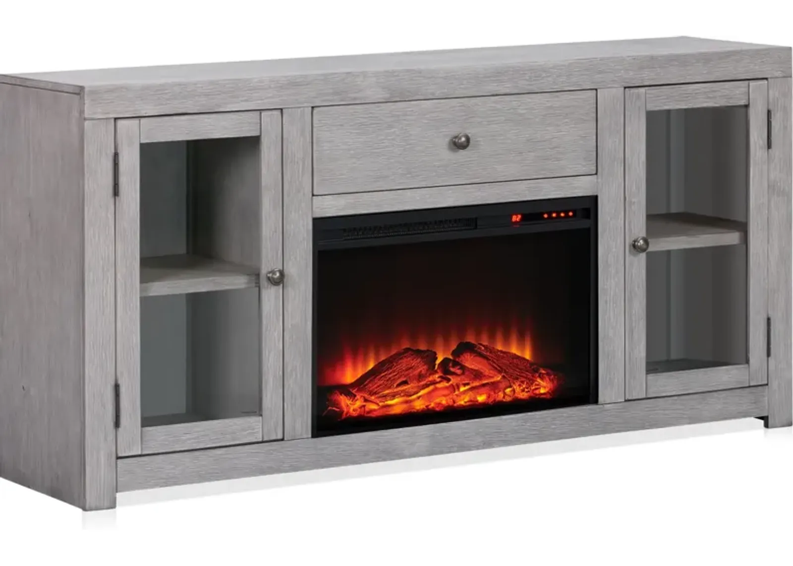 Butler 65" Fireplace TV Stand - Gray