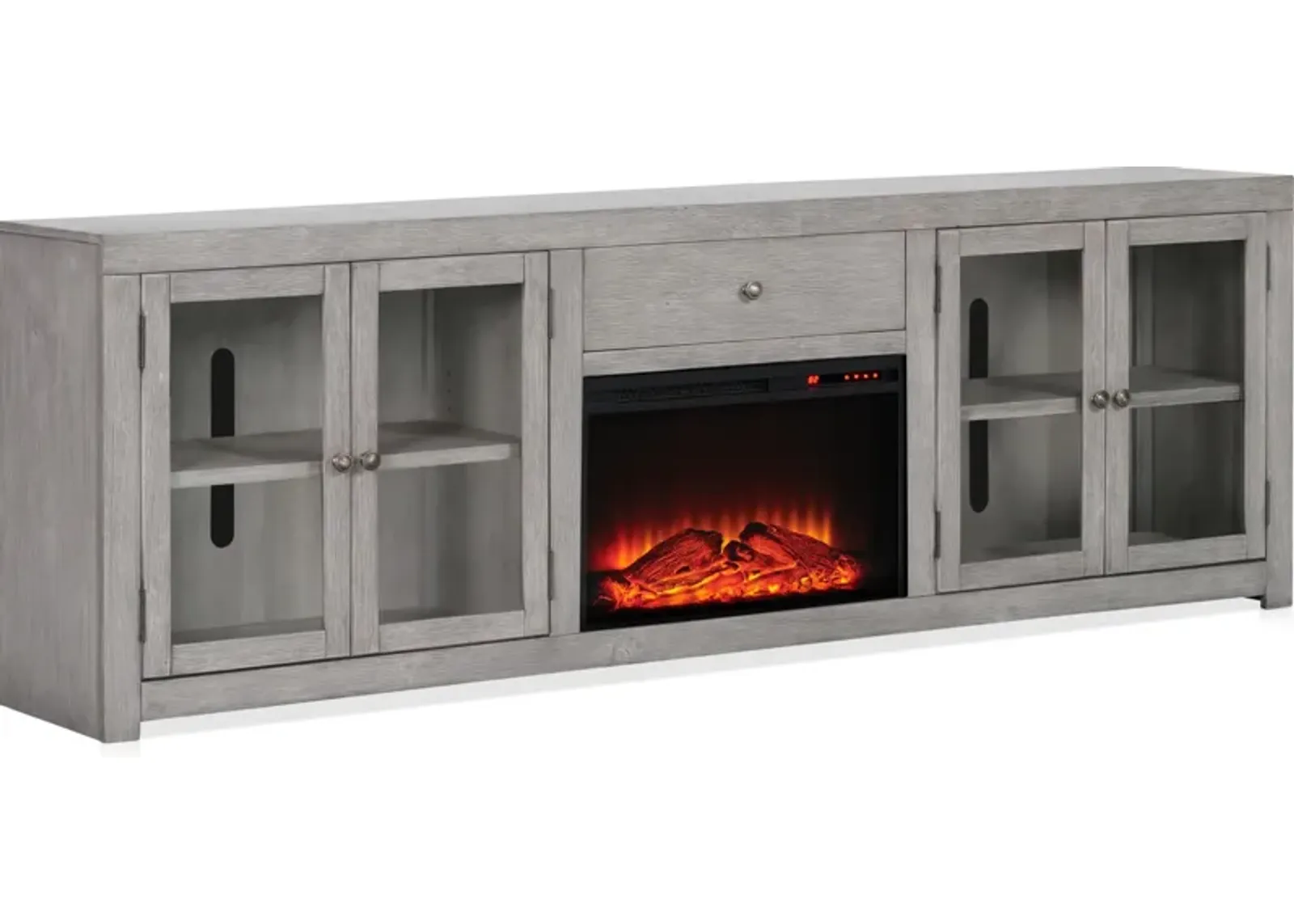 Butler 96" Fireplace TV Stand - Gray