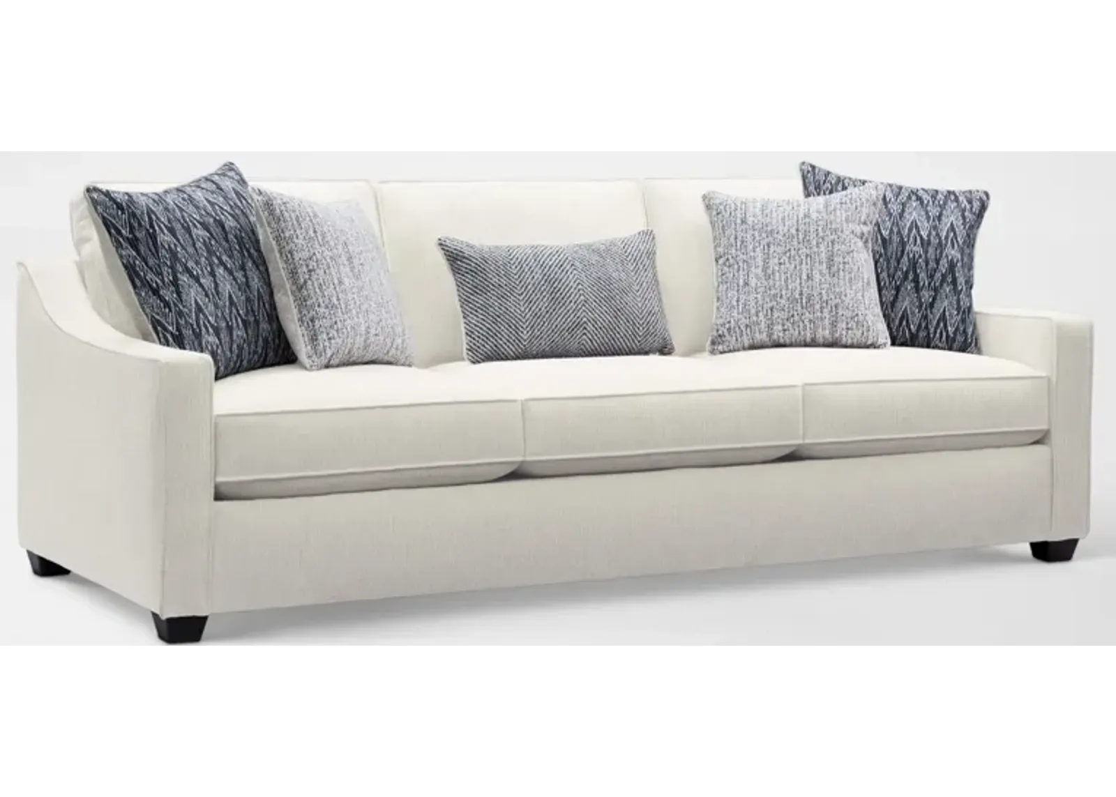 Callie Sofa and Loveseat Set - Ivory