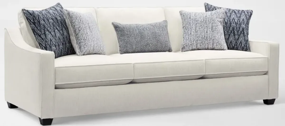 Callie Sofa and Loveseat Set - Ivory