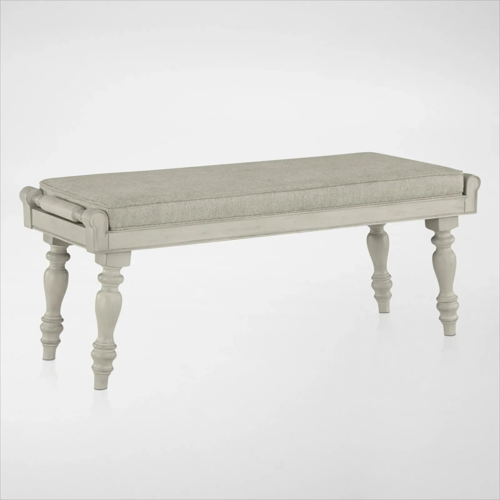 Vineyard Dining Bench - Ivory