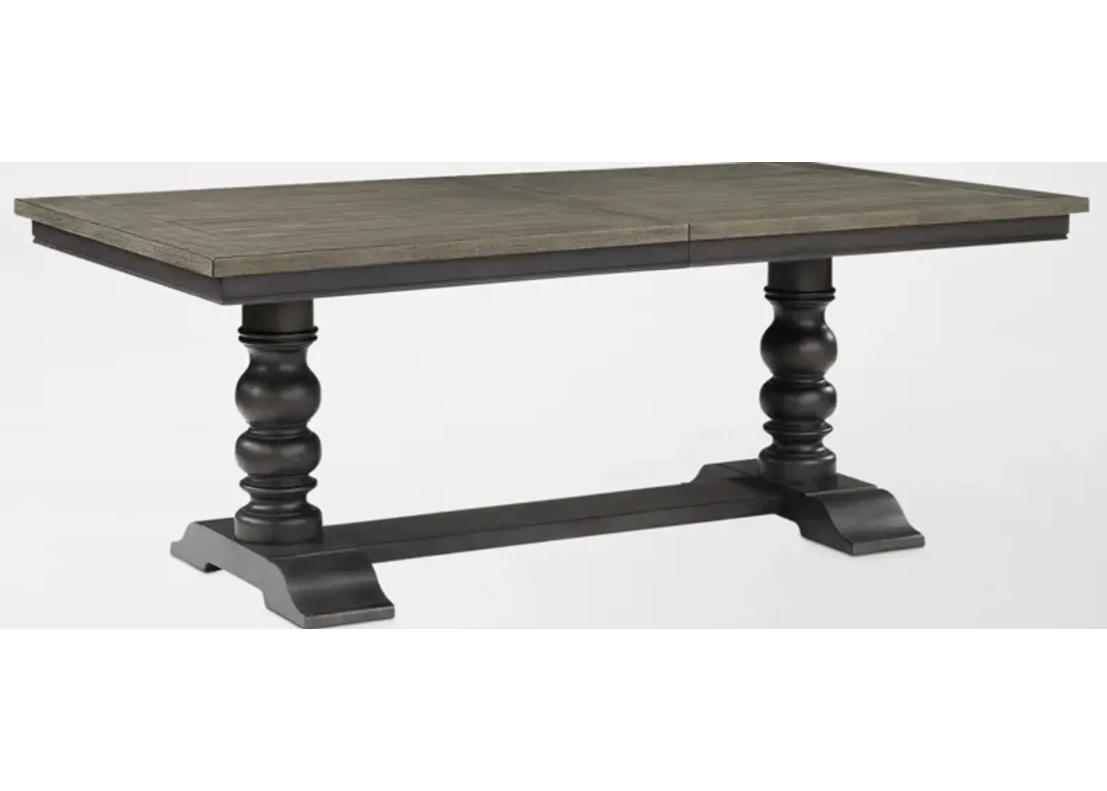 Vineyard Rectangular Extendable Dining Table - Black