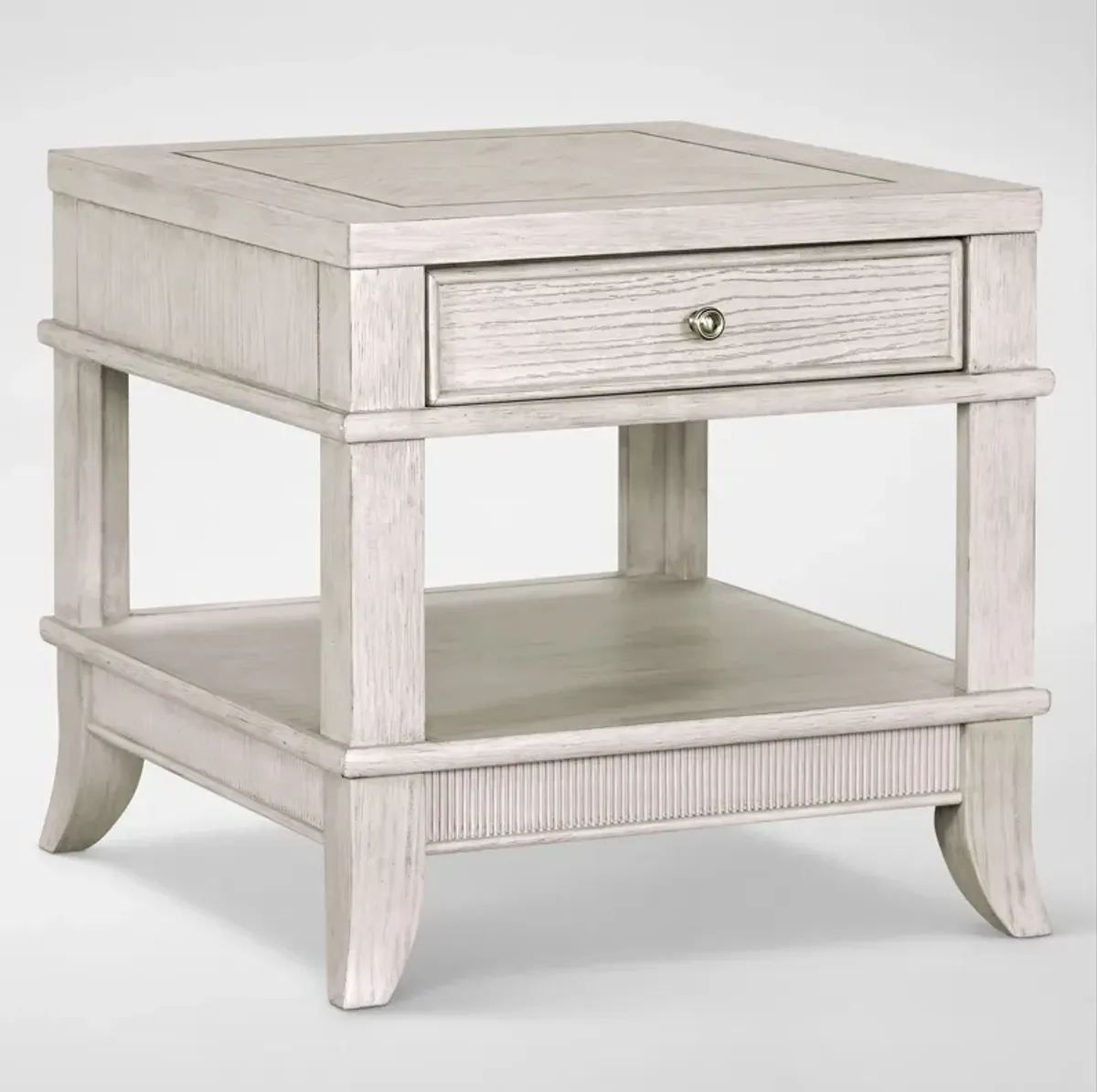 Hazel End Table - Water White