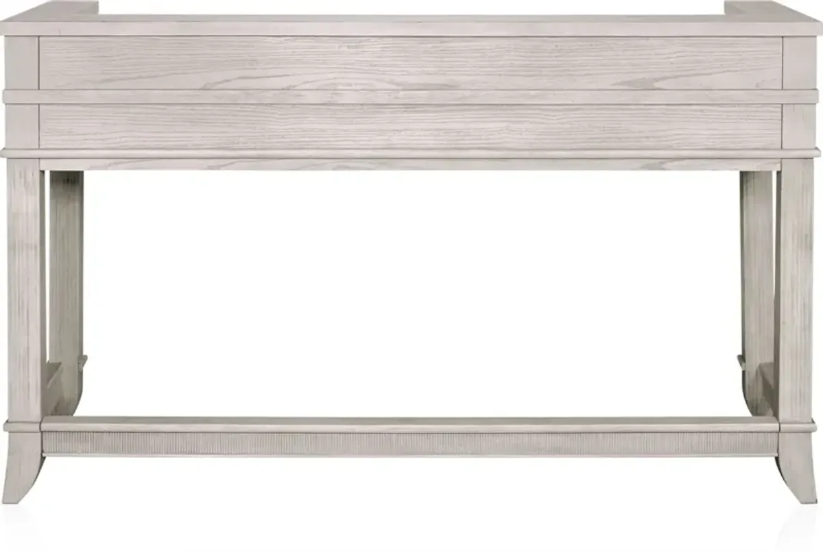 Hazel Gameday Console Table - Water White