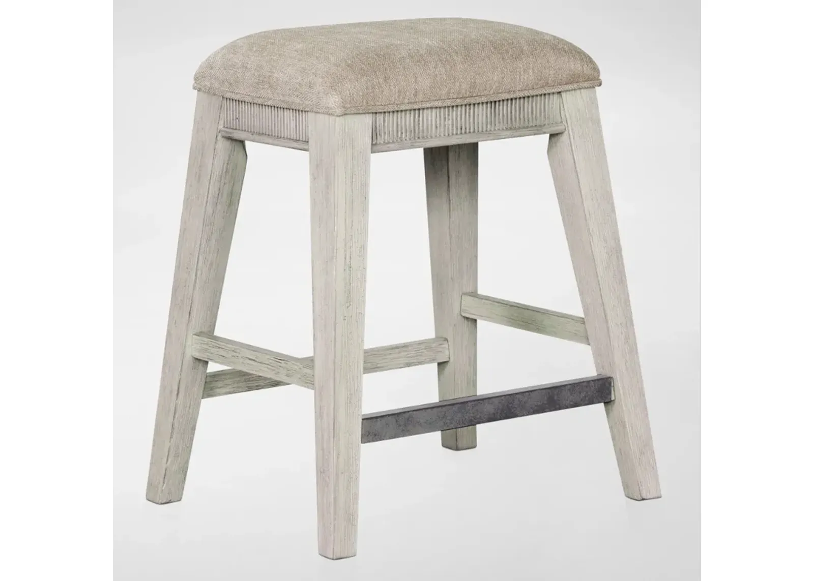 Hazel Gameday Stool - Water White