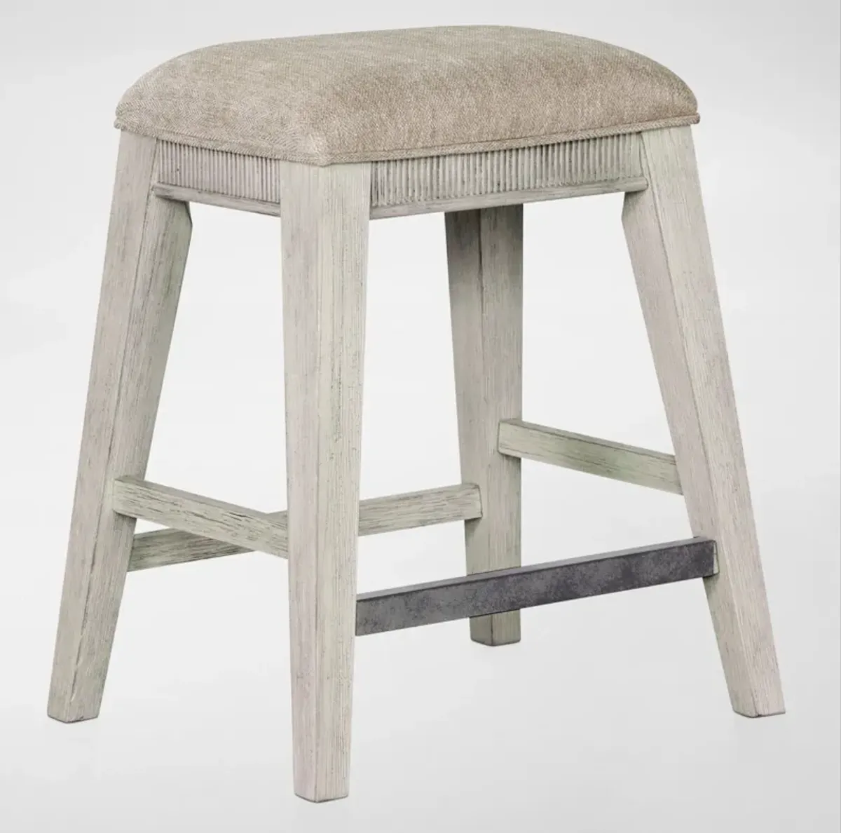 Hazel Gameday Stool - Water White