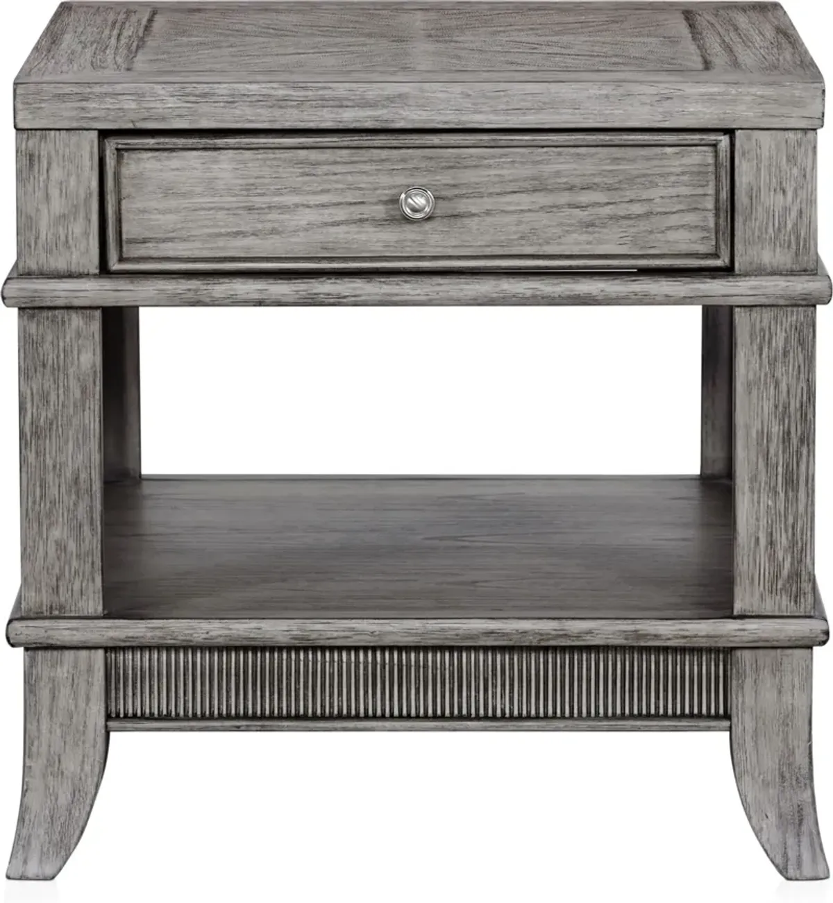 Hazel End Table - Gray