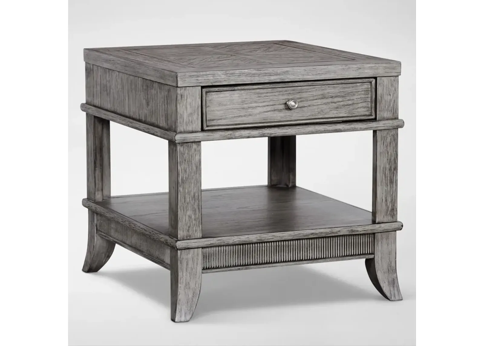 Hazel End Table - Gray