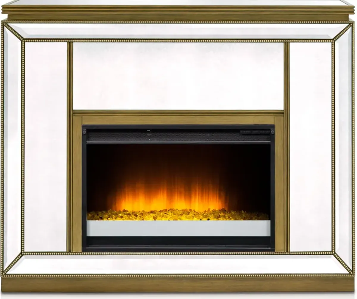 Reflection 48" Contemporary Fireplace