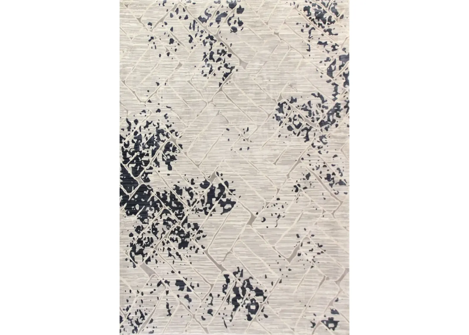 Titanium 9' x 12' Area Rug - Light Gray