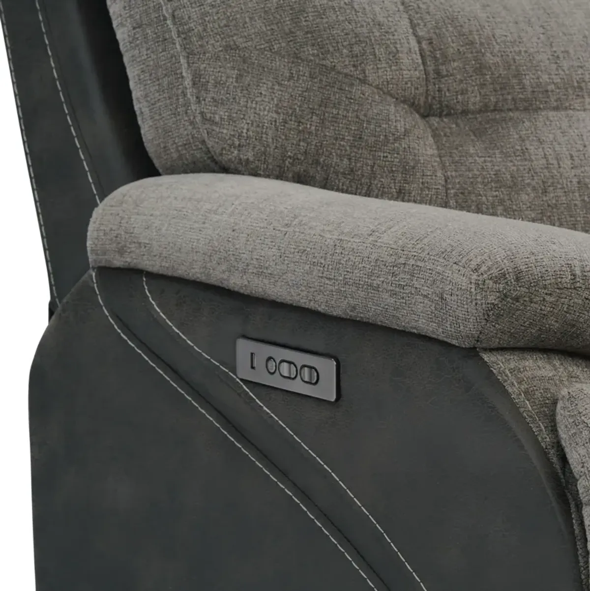 Beckett Dual-Power Recliner - Gray