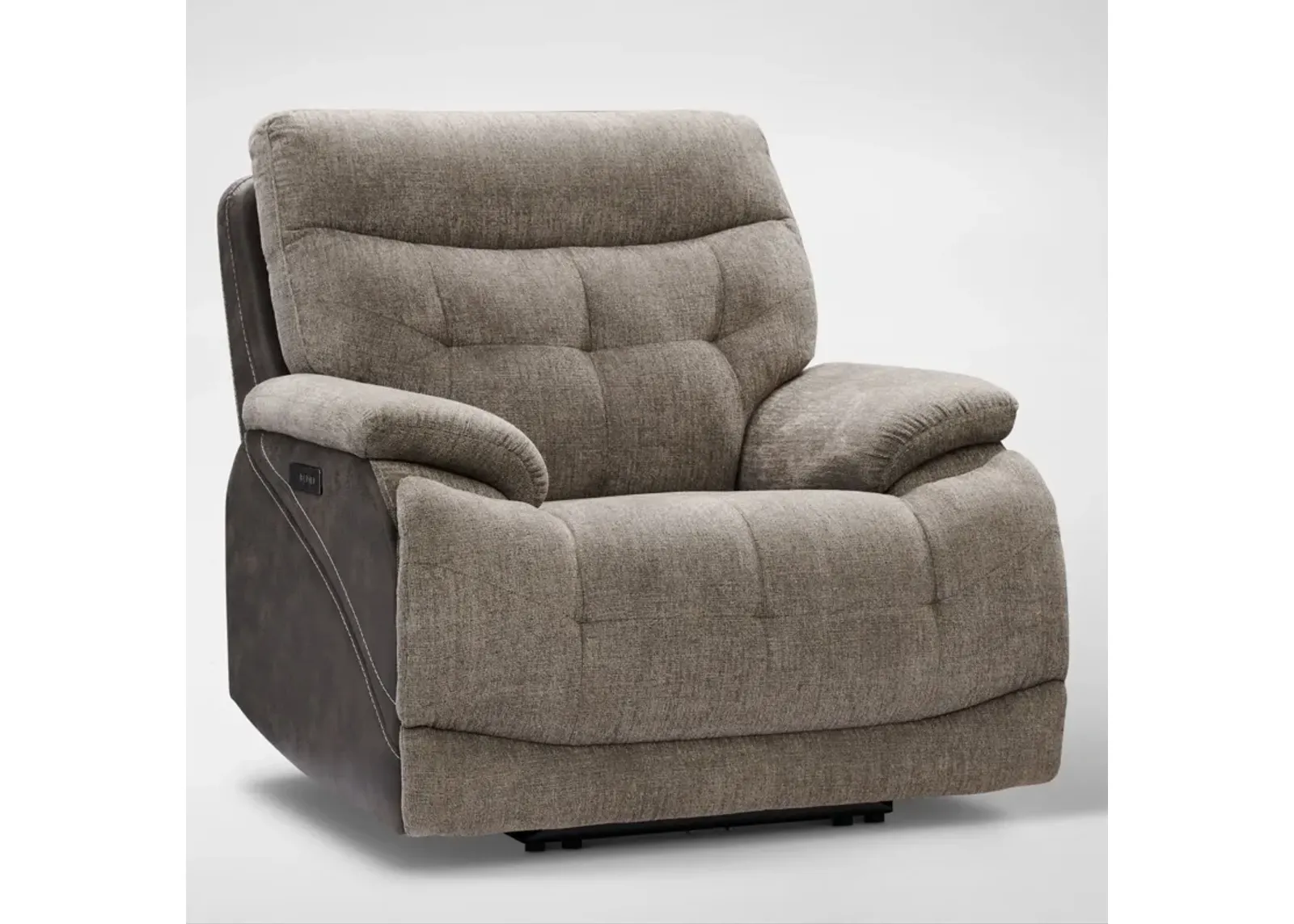 Beckett Dual-Power Recliner - Gray